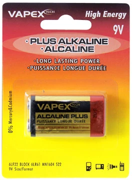 Vapex 6F22 9V nagyítás