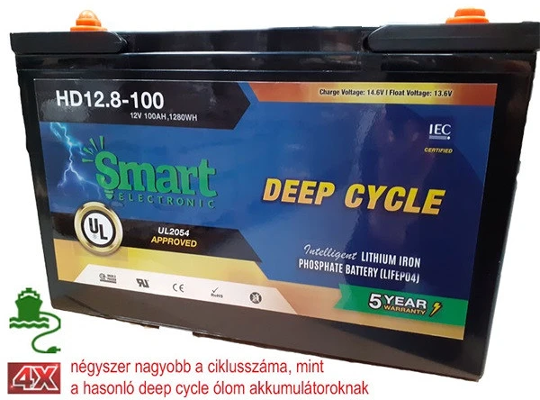 Haidi 12.8V/100AH nagyítás