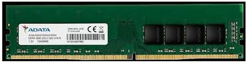 A-data DDR4 3200MHZ 8GB ASZTALI PC MEMÓRIA AD4U32008G22-SGN nagyítás