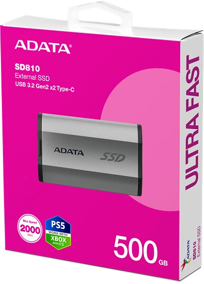 A-data SD810-500G-CSG nagyítás