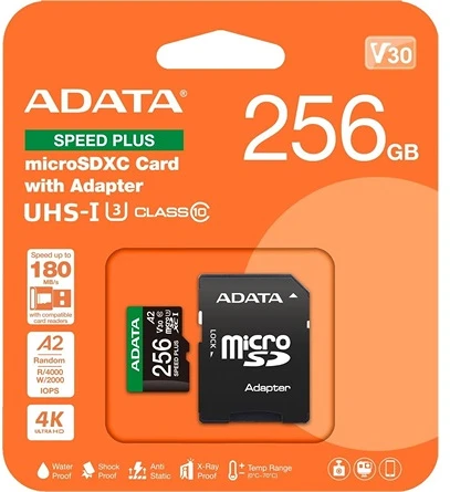 A-data UD256GUI3V30A2SP-RA1 nagyítás