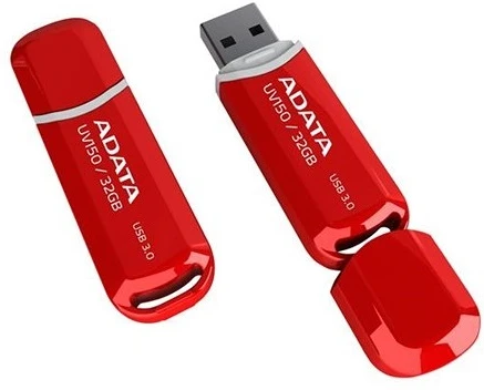A-data UV150 32GB USB 3.0 PENDRIVE - PIROS AUV150-32G-RRD nagyítás