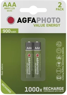 Agfaphoto AAA 2X900 MAH nagyítás