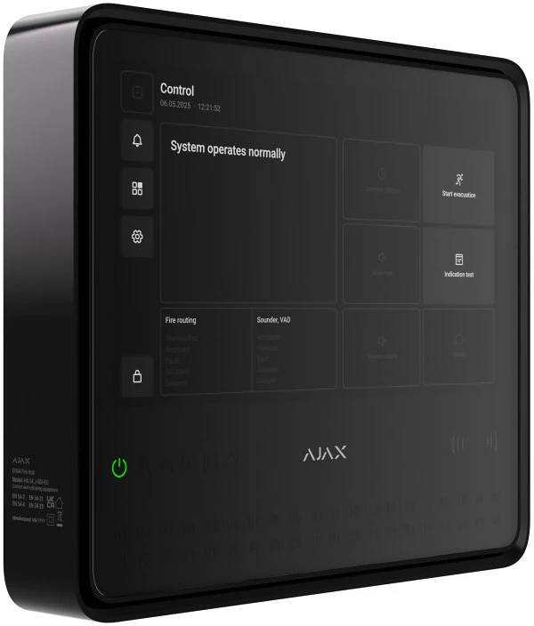 Ajax EN54-FIRE-HUB-BLACK nagyítás