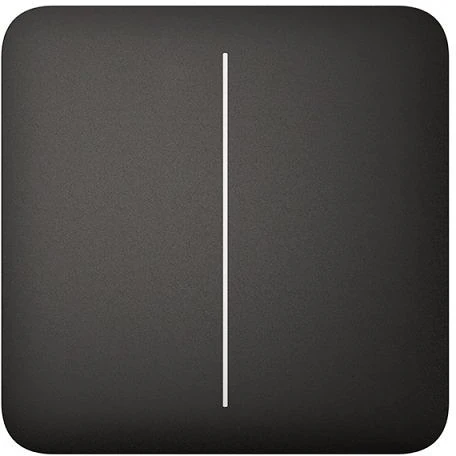 Ajax SOLOBUTTON-2GANG-BLACK nagyítás