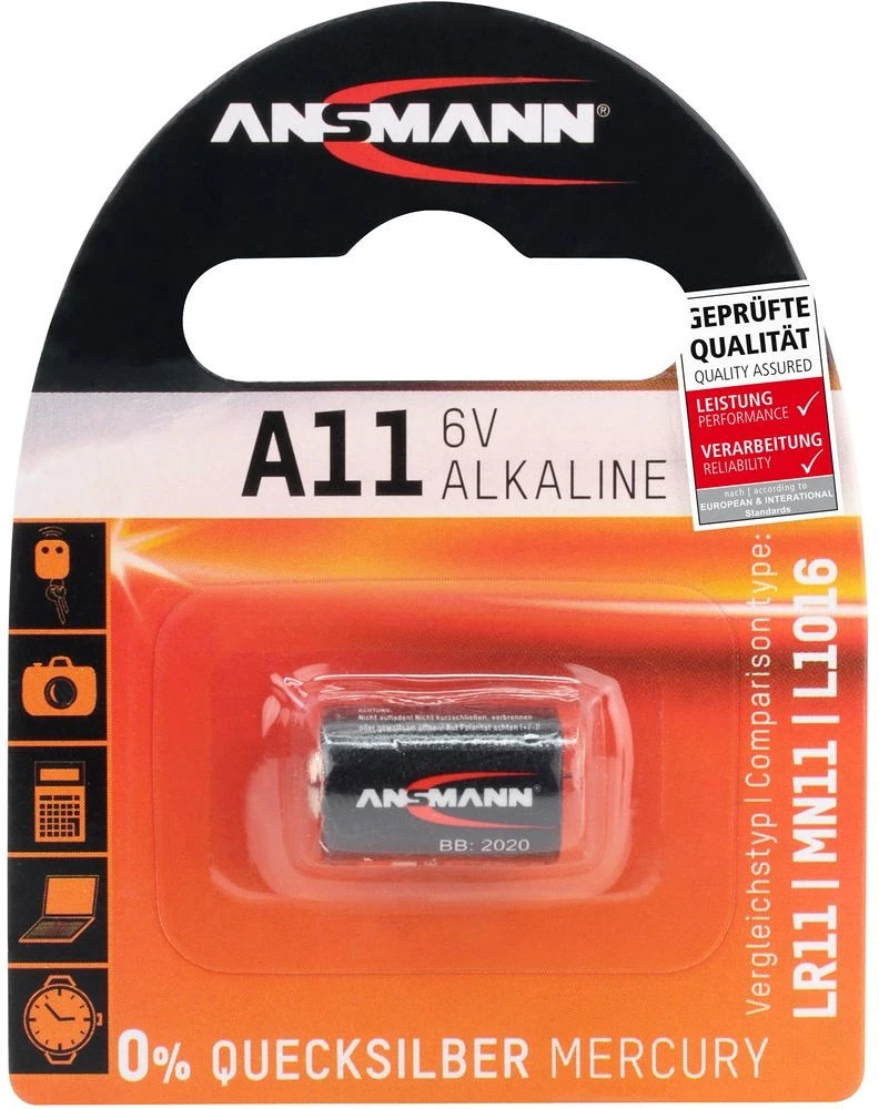 Ansmann A11/LR11 6V nagyítás