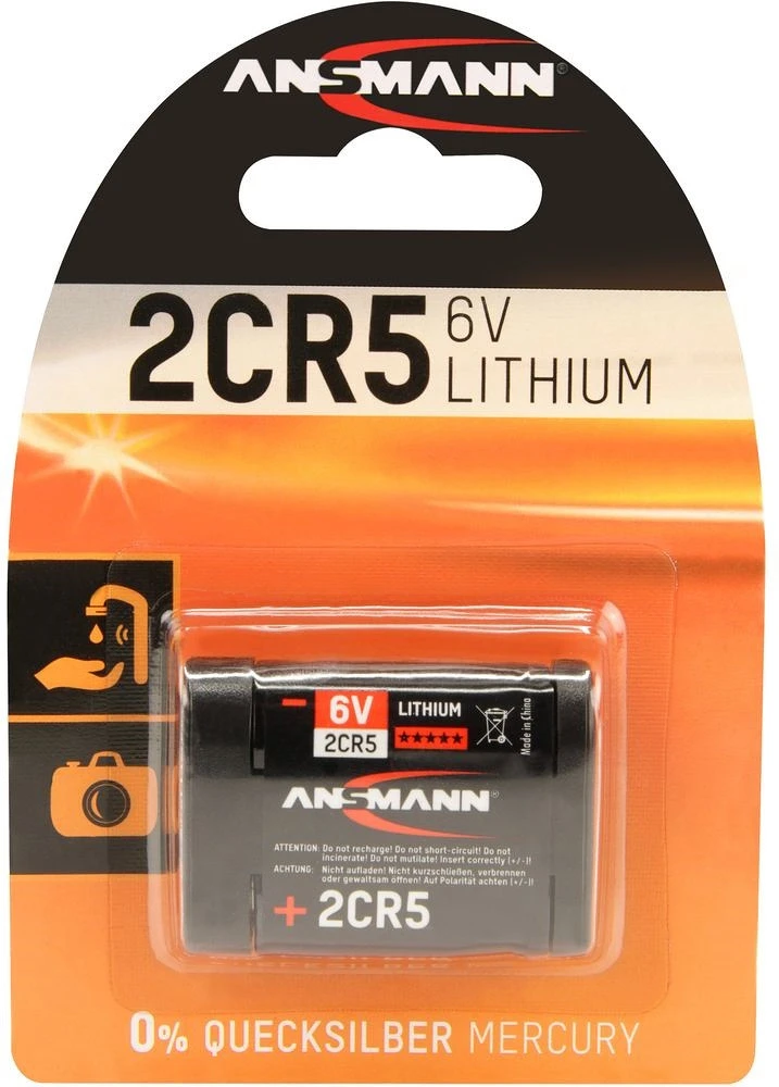 Ansmann 2CR5 nagyítás