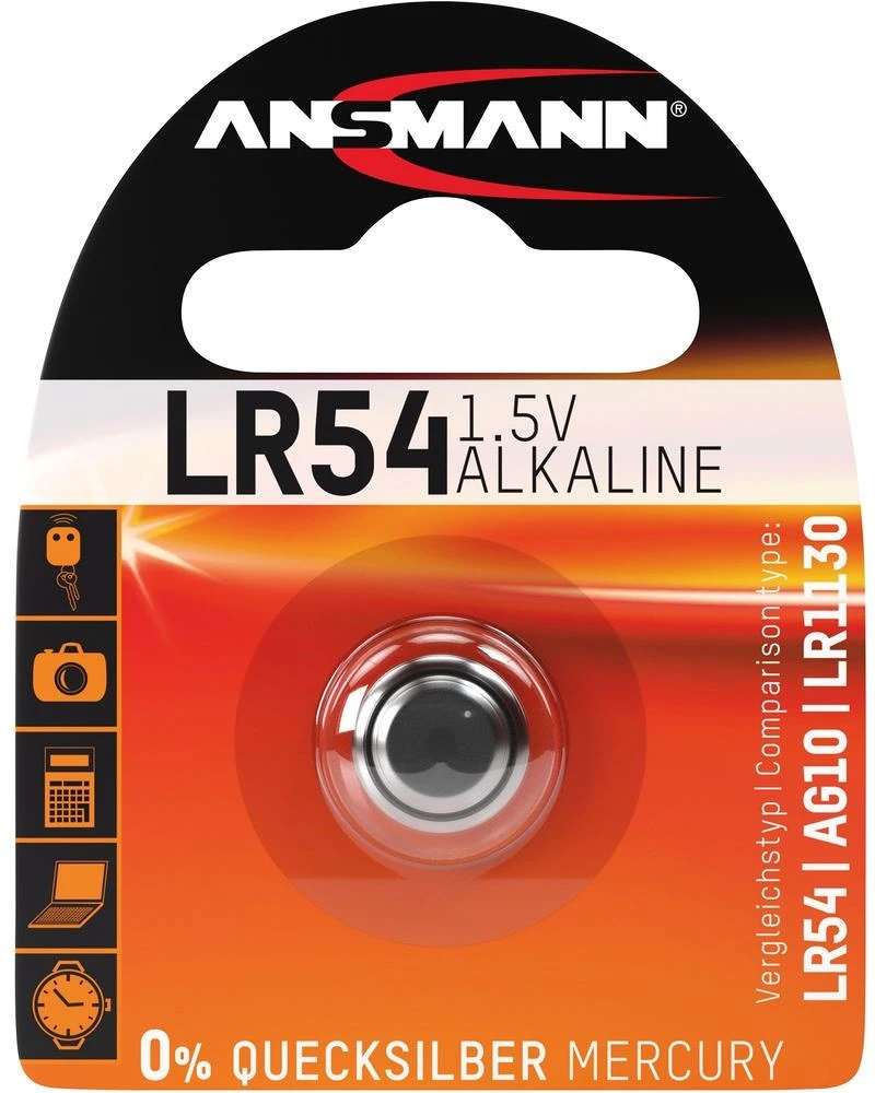 Ansmann LR54 / LR1130 / AG10 1,5V nagyítás