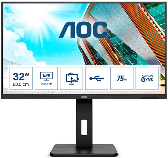 Aoc U32P2 nagyítás