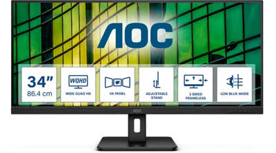 Aoc U34E2M nagyítás