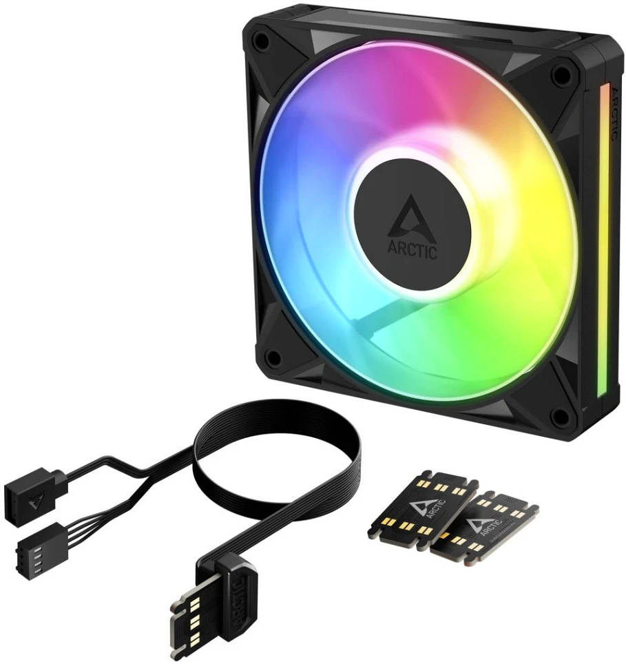 Arctic P12 A-RGB BLACK nagyítás