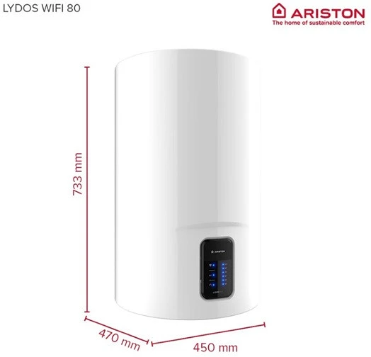 Ariston LYDOS WIFI 80 V 1,8K EU nagyítás