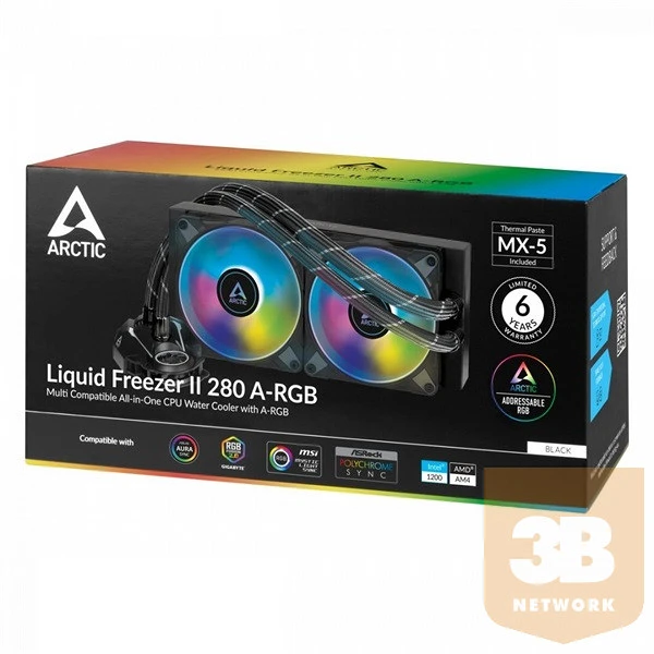 Arctic cooling 280 II A-RGB nagyítás