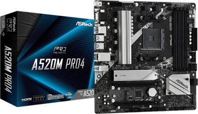 Asrock A520M PRO4 nagyítás