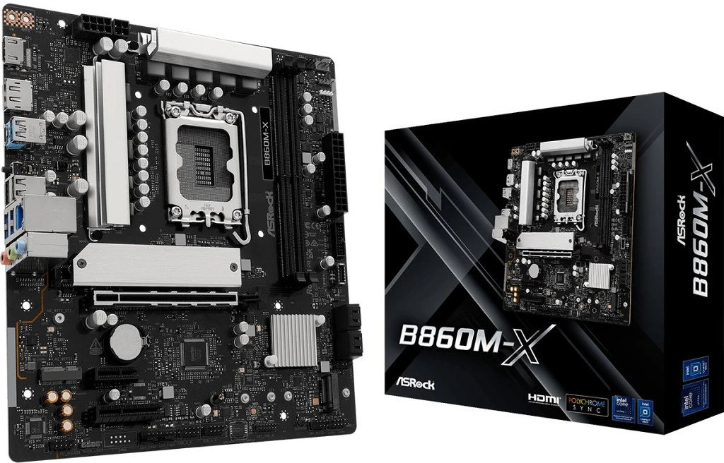 Asrock B860M-X nagyítás