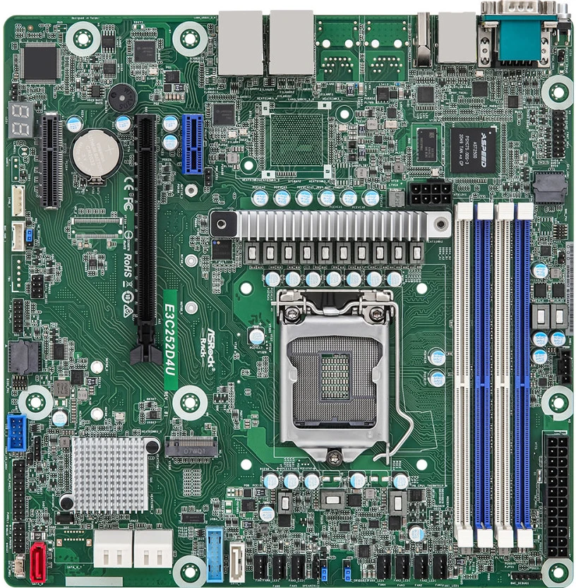 Asrock E3C252D4U nagyítás