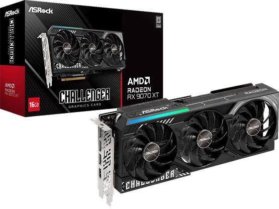 Asrock RX9070XT CL 16G nagyítás