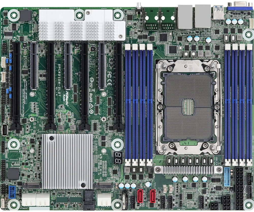 Asrock SPC621D8 nagyítás