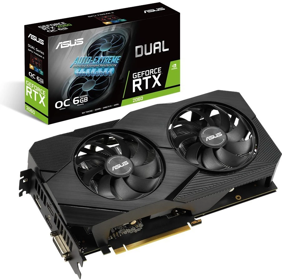 Asus RTX2060-O6G-EVO nagyítás