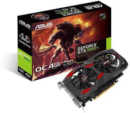 Asus CERBERUS-GTX1050TI-O4G nagyítás