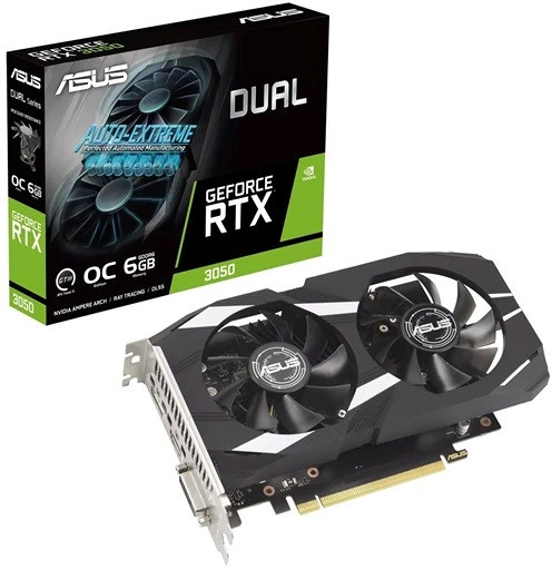 Asus RTX3050-O6G nagyítás