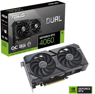 Asus DUAL-RTX4060-O8G nagyítás