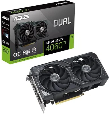 Asus DUAL-RTX4060TI-O8G nagyítás