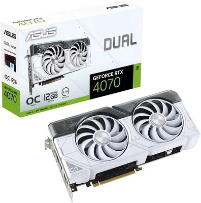 Asus DUALRTX4070O12GWHITE nagyítás