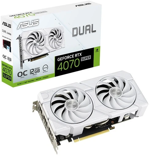 Asus DUAL-RTX4070S-O12G-EVO-WHITE nagyítás