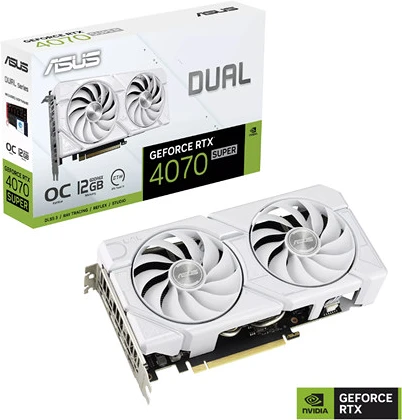 Asus DUAL-RTX4070S-O12G-EVO-WHITE nagyítás