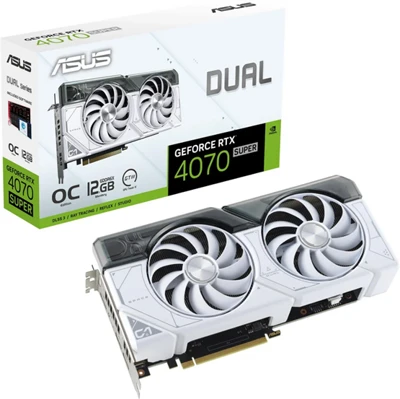 Asus DUAL-RTX4070S-O12G-WHITE nagyítás