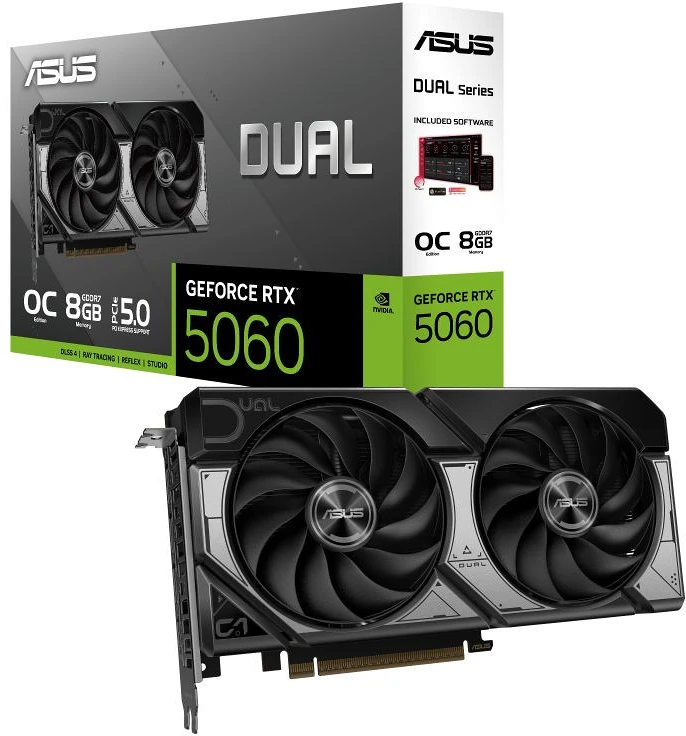 Asus DUAL-RTX5060-O8G nagyítás