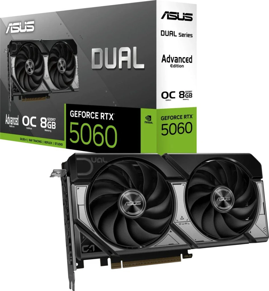 Asus DUAL-RTX5060-O8G-A nagyítás