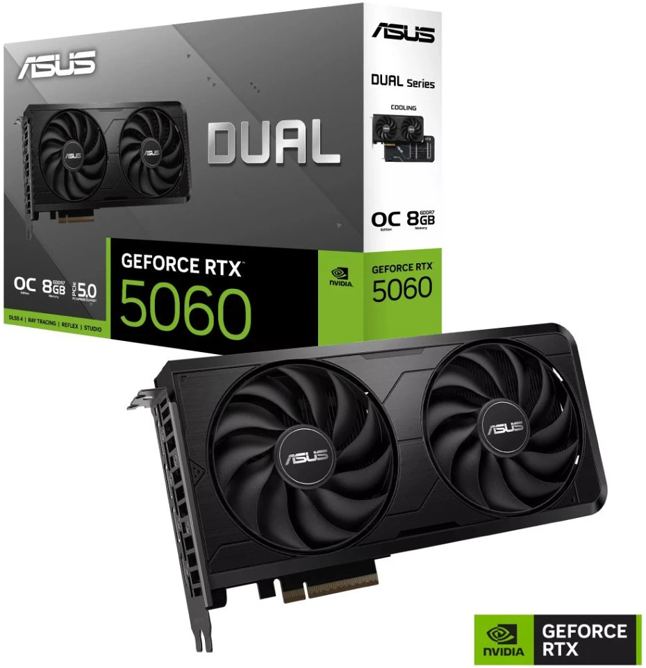 Asus DUAL-RTX5060-O8G-EVO nagyítás