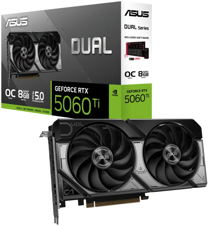 Asus DUAL-RTX5060TI-O8G nagyítás