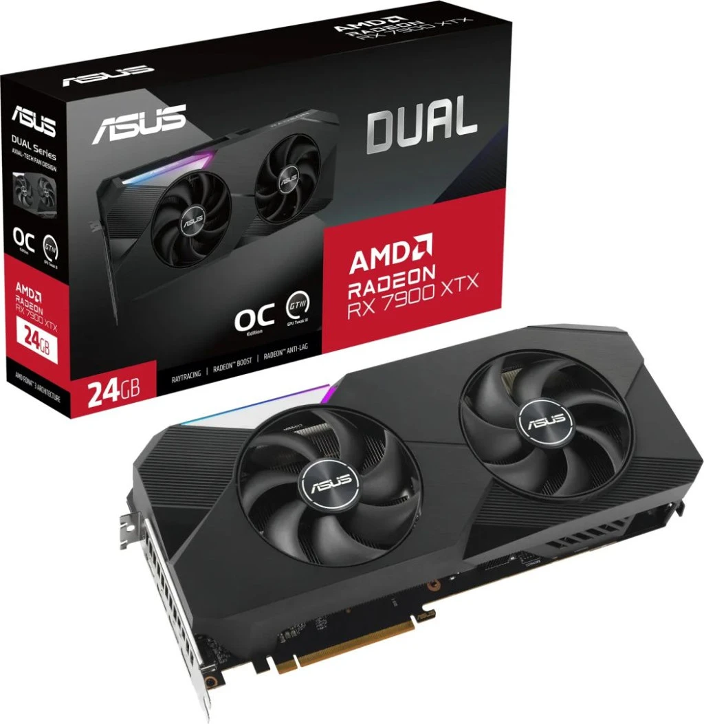 Asus DUAL-RX7900XTX-O24G nagyítás