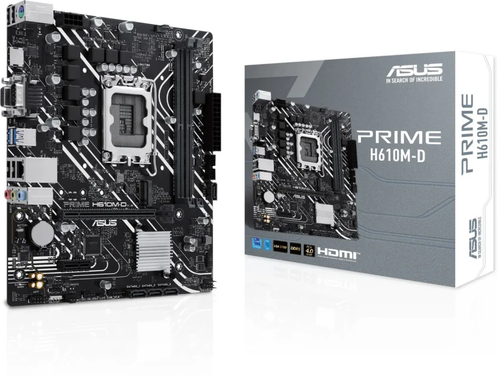 Asus H610M-D nagyítás