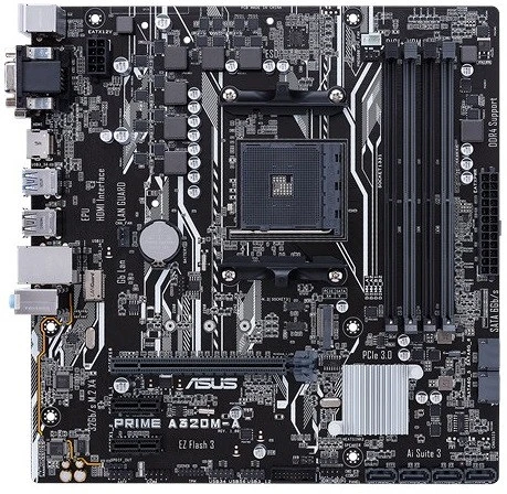 Asus PRIME A320M-A nagyítás