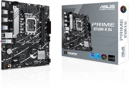 Asus PRIME B760M-R D4 nagyítás