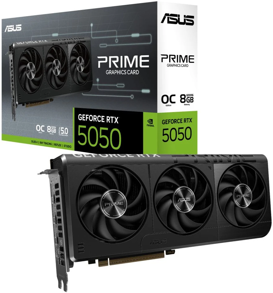 Asus PRIME-RTX5050-O8G nagyítás
