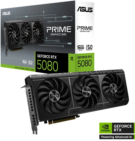 Asus PRIME-RTX5080-16G nagyítás