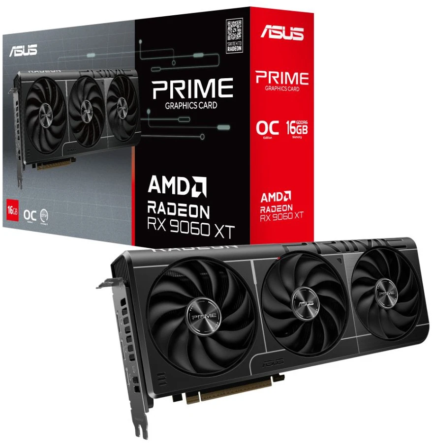 Asus PRIME-RX9060XT-O16G nagyítás