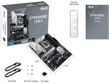 Asus PRIME Z790-P nagyítás