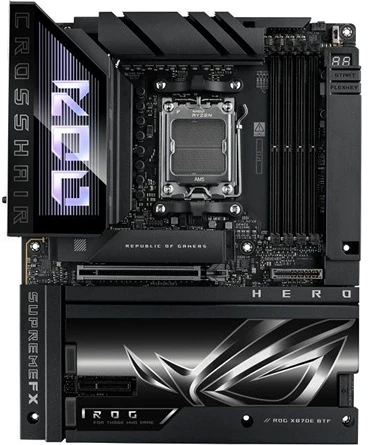 Asus ROG CROSSHAIR X870E HERO BTF nagyítás