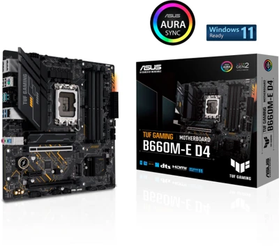 Asus TUF GAMING B660M-E D4 nagyítás