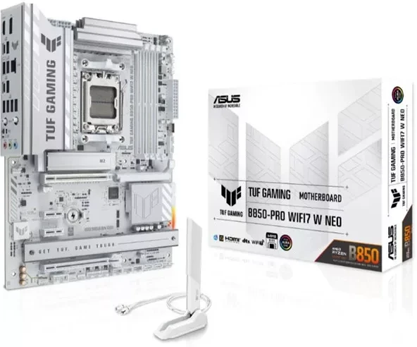 Asus TUF GAMING B850-PRO WIFI7 W NEO nagyítás