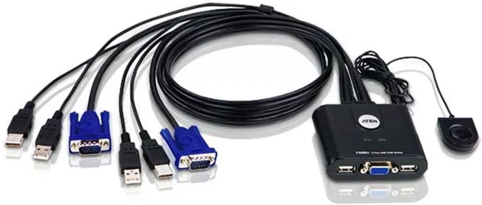 Aten 2-PORT KVM nagyítás