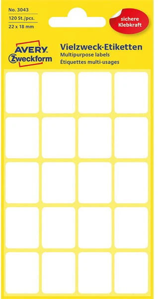 <span itemprop='brand'>Avery</span> <span itemprop='sku'>3043</span> nagyítás