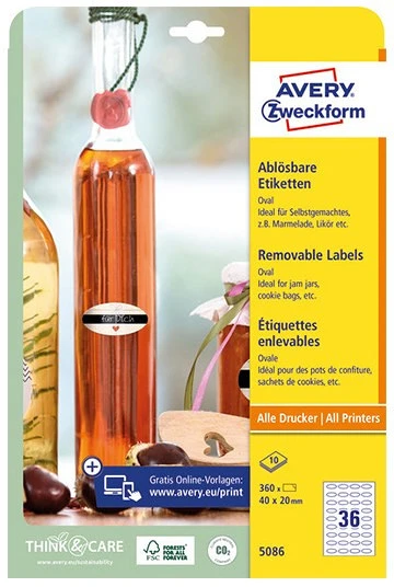 Avery 5086 nagyítás