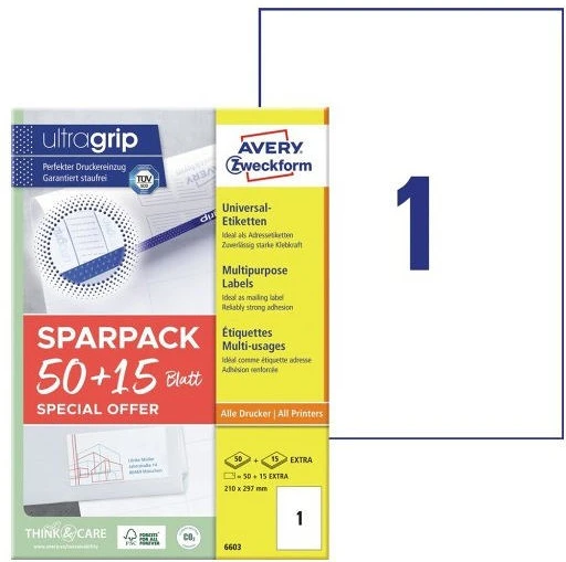 Avery 65 LAP, 1 nagyítás